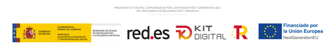 Programa Kit Digital Financiado por los fondos europeos next generation